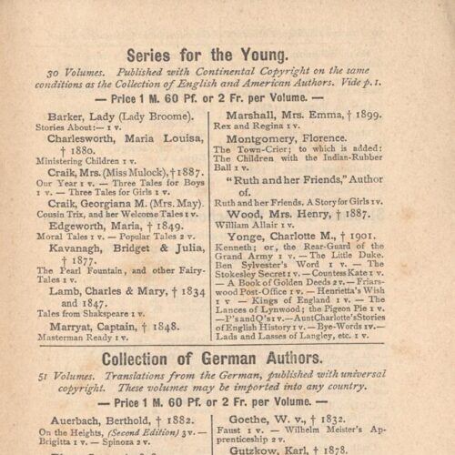 16.5 x 12 cm; + 288 p. + 32 appendix p., price of the book “Μ. 1.60” on its spine, the name of Stanley Worling is noted 